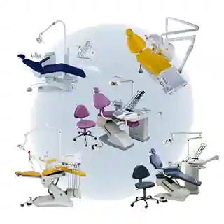 یونیت و صندلی و چراغ دندانپزشکی