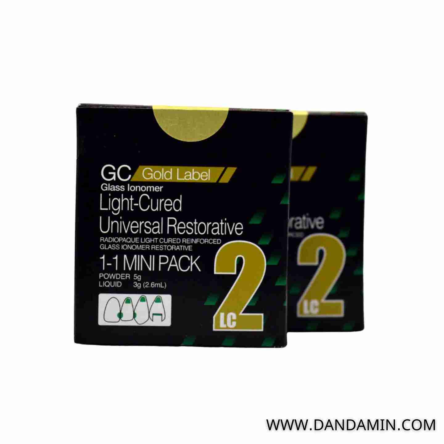 گلاس آینومر لایت GC-Fuji II LC Gold