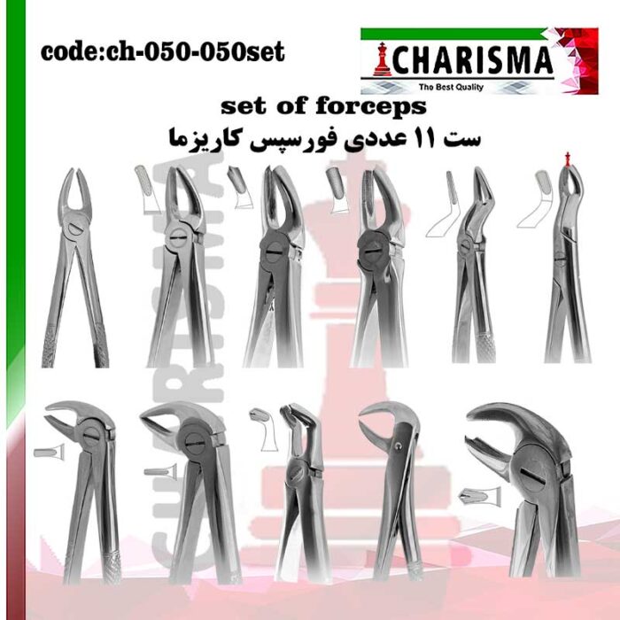 ست فورسپس بزرگسال کاریزما