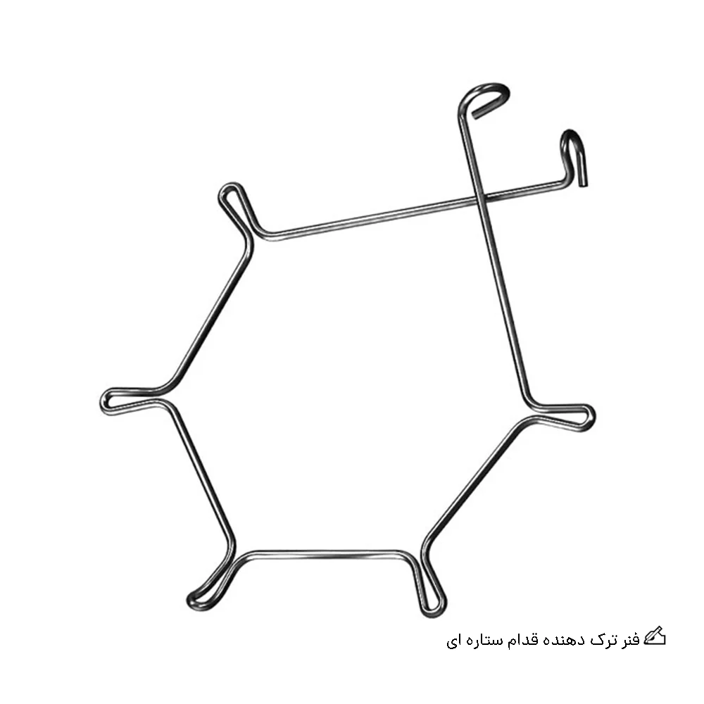 فنر ارتودنسی ترک دهنده قدام ستاره ای
